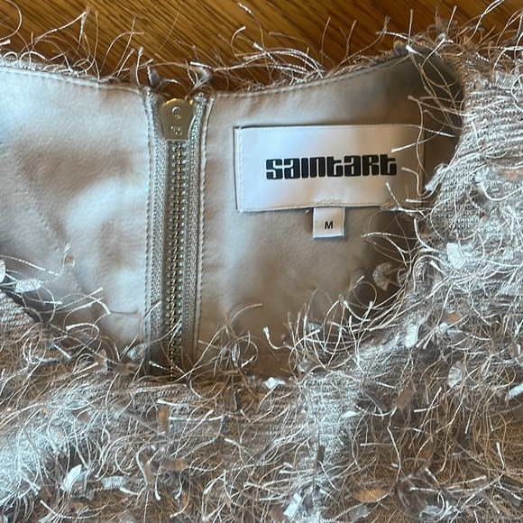 Saint Art Gray Feather Top - Picture 5 of 8